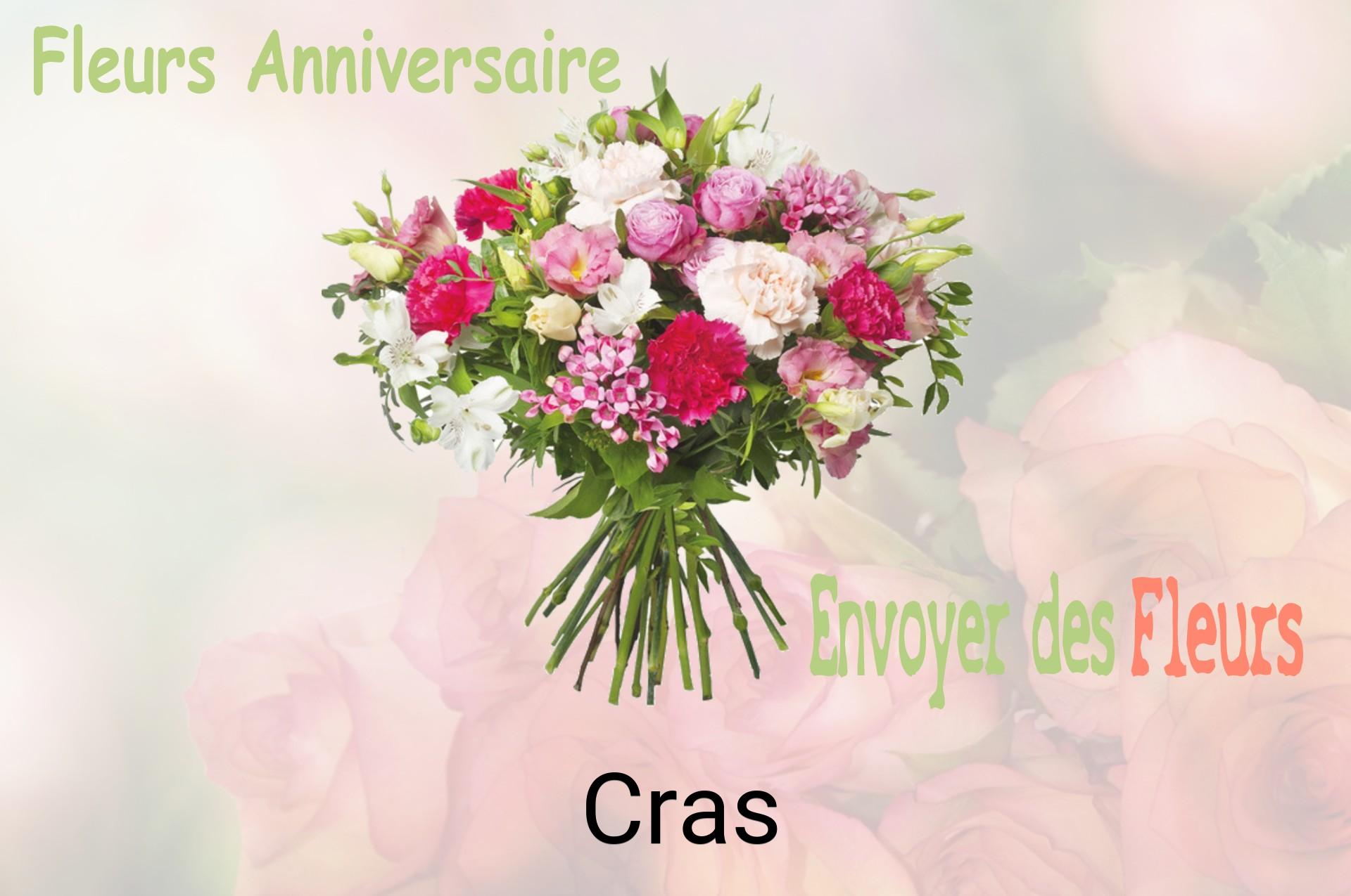 Bouquet de fleurs d’anniversaire livré à Cras
